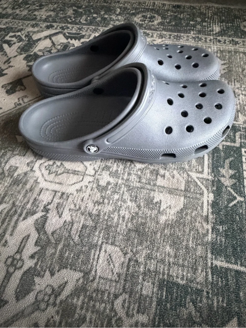 Crocs men’s gray Classic Clogs size 13